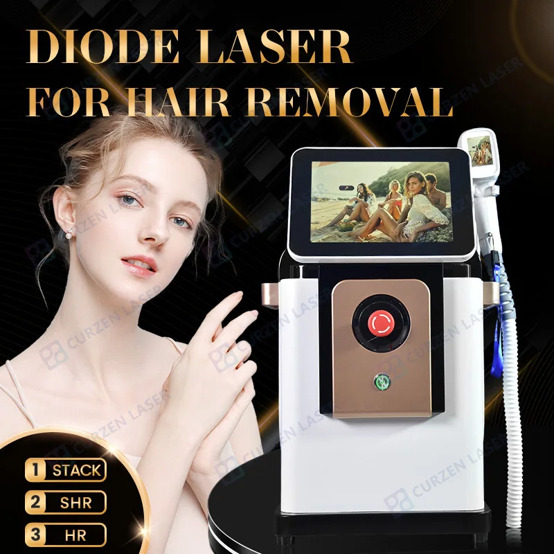 2026 Latest Professional Painless Ice Point 4 Wave Hair Removal And Beauty Machine/Handle With Screen