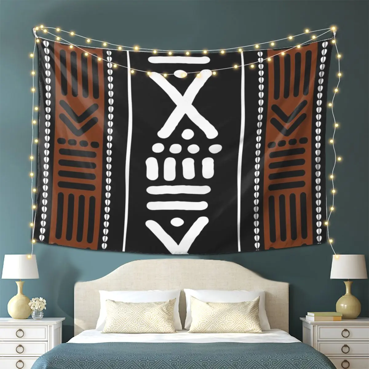 

Африканский гобелен Богалан, настенный эстетический гобелен для украшения дома, для комнаты в общежитии