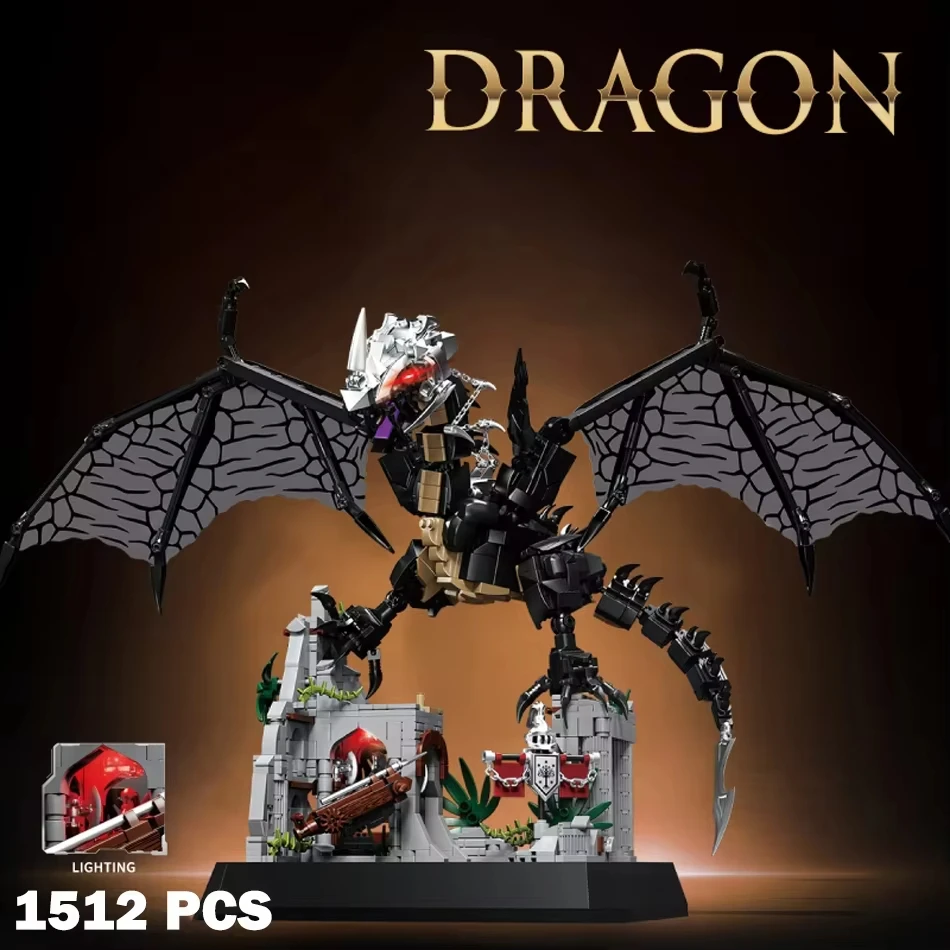 

Конструктор «Замок Злого Дракона» (Модель №99002) — Мягкокрылые Волшебные Животные, Креативные Кирпичики, Игрушка-Подарок для Детей и Взрослых