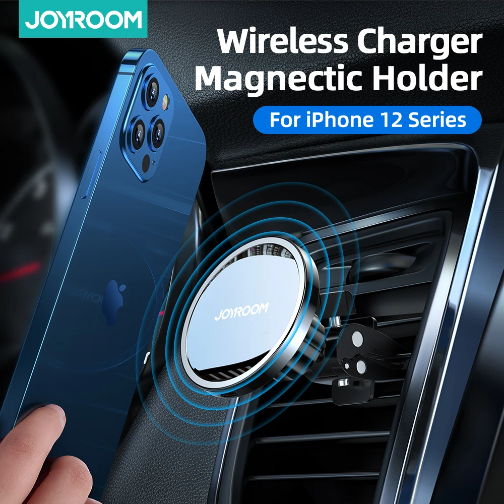 

Joyroom Car Phone Holder Magnetic Wireless Charger 15W Qi Fast Charging for iPhone 13 12 11 Pro Max Fast Charging Phone Holder