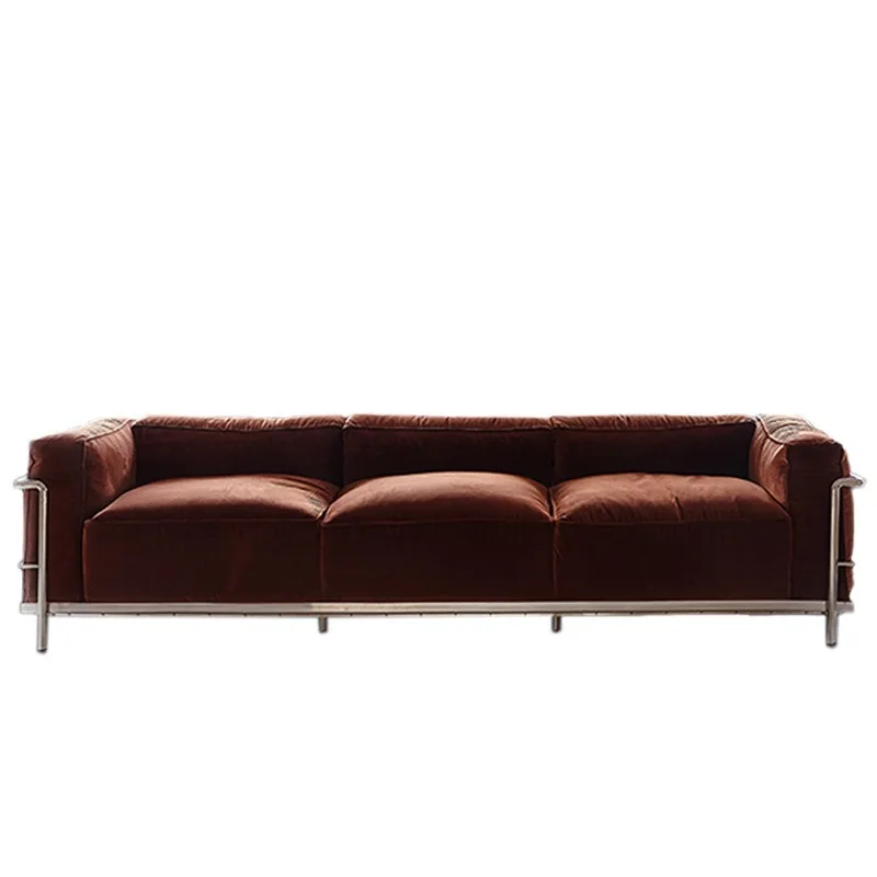 

Fabric sofa antique living room high-end straight sofa