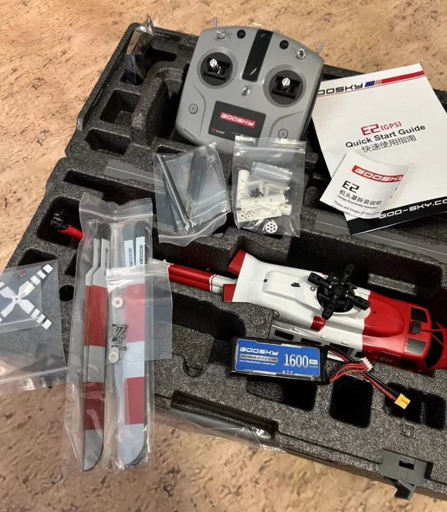 Goosky E2 GPS الإصدار RC هليكوبتر إكسسوارات قطع غيار المروحة الرئيسية شفرة الذيل