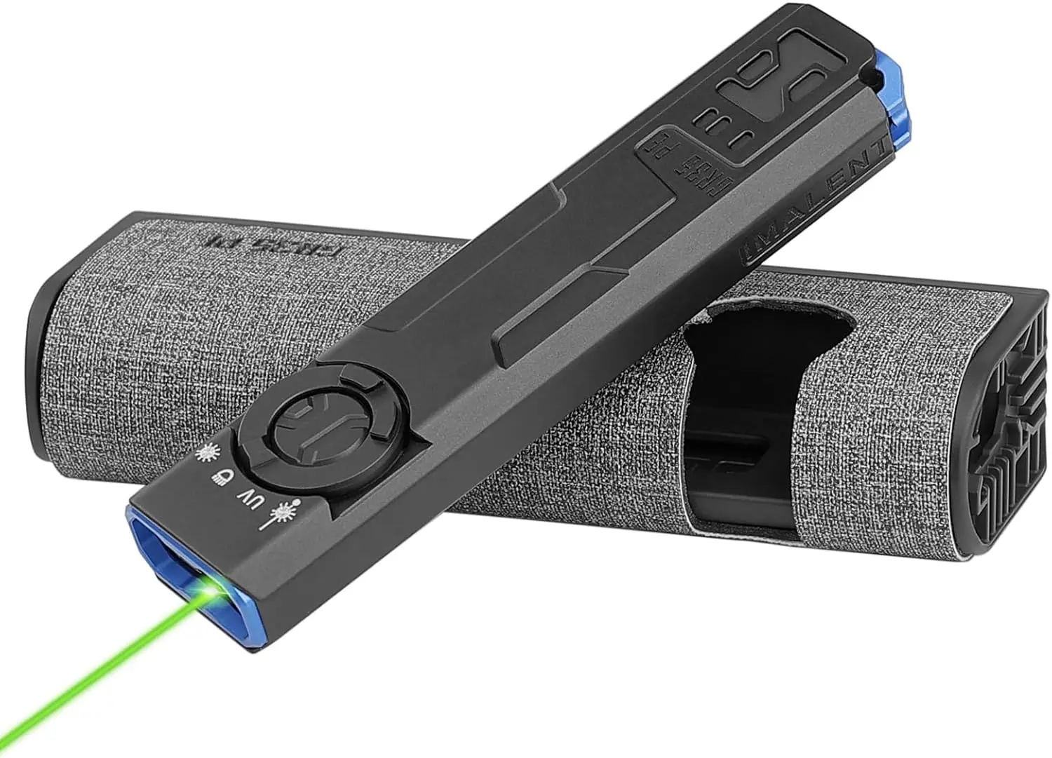 

IMALENT GR35 EDC Плоский фонарь с зеленым, красным, УФ и белым светодиодами, 2800 люмен, перезаряжаемый через Type-C