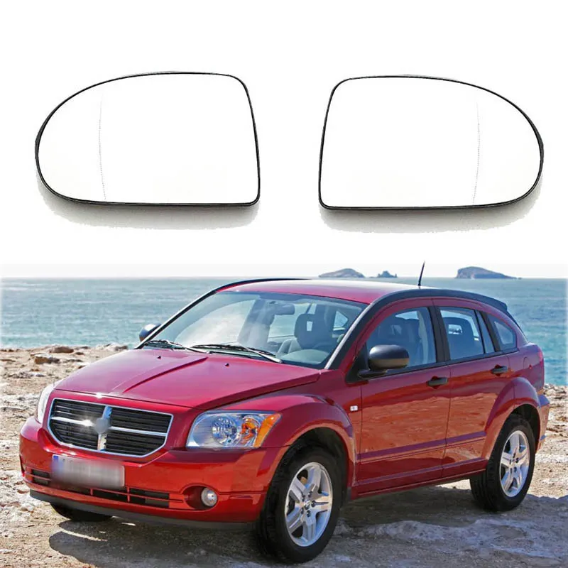 For 06-11 Dodge Caliber reverse lens heating rearview lens,Rear view lens replacement,high definition