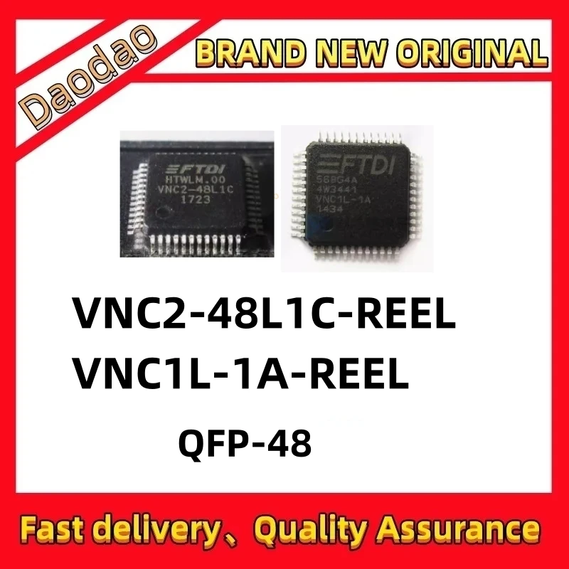 Quality Brand New VNC2-48L1C-REEL VNC1L-1A-REEL USB interface controller IC QFP-48