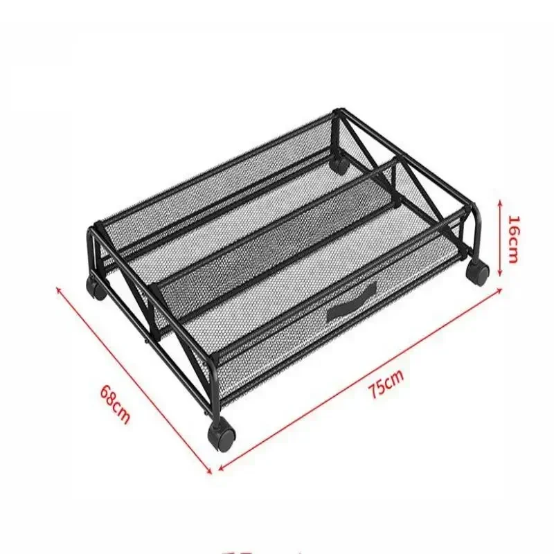 

Movable Shoe Rack With Pulley At The Bottom Of The Bed UL4583