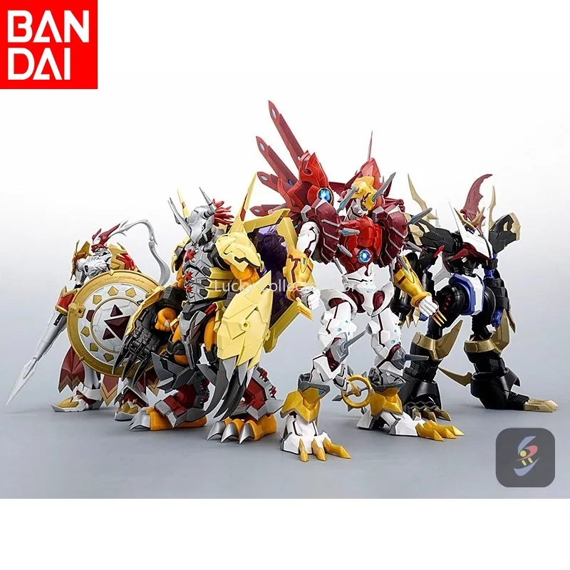 In Stock Bandai Original Genuine Digimon Steel Garuru Omegamon Battle Greymon Assembled Movable Anime Model Collection Gift