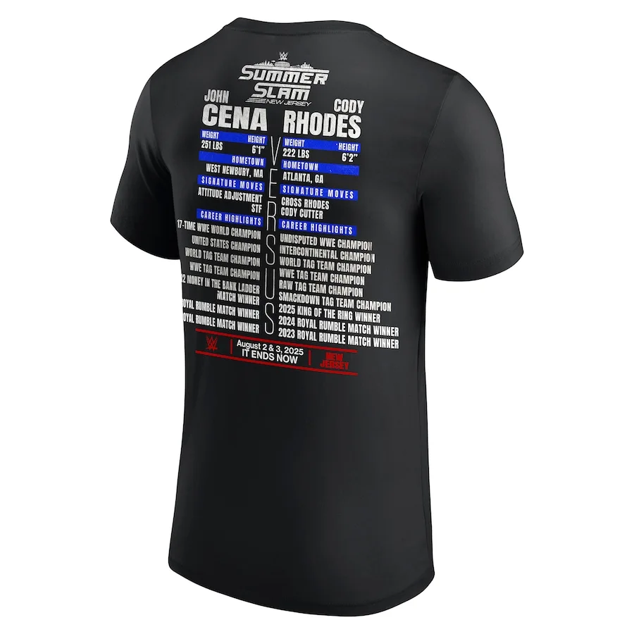 

Men S Cody Rhodes Vs John Cena Black 2025 T Shirt Classic And Versatile Elegant And Stylish Suitable For Outdoor Activities