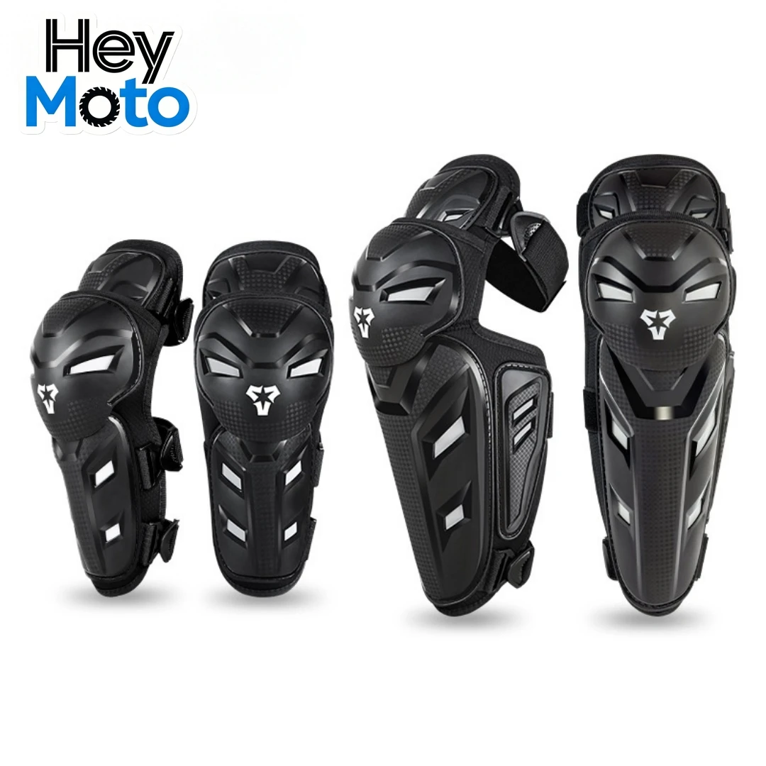 

Motorcycle Cycling Protective Gear Knee Elbow Heavy Duty Impact Protection Adjustable Straps Off-road Wear-resistant Anti-drop