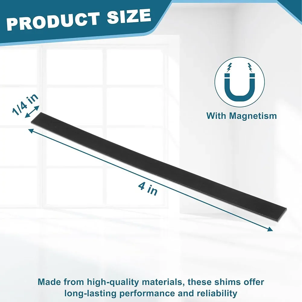 Door Alignment Strip Magnetic Hinge Shims Door Repair Door Adjustments 4 Inches In Length Quick Installation Shims