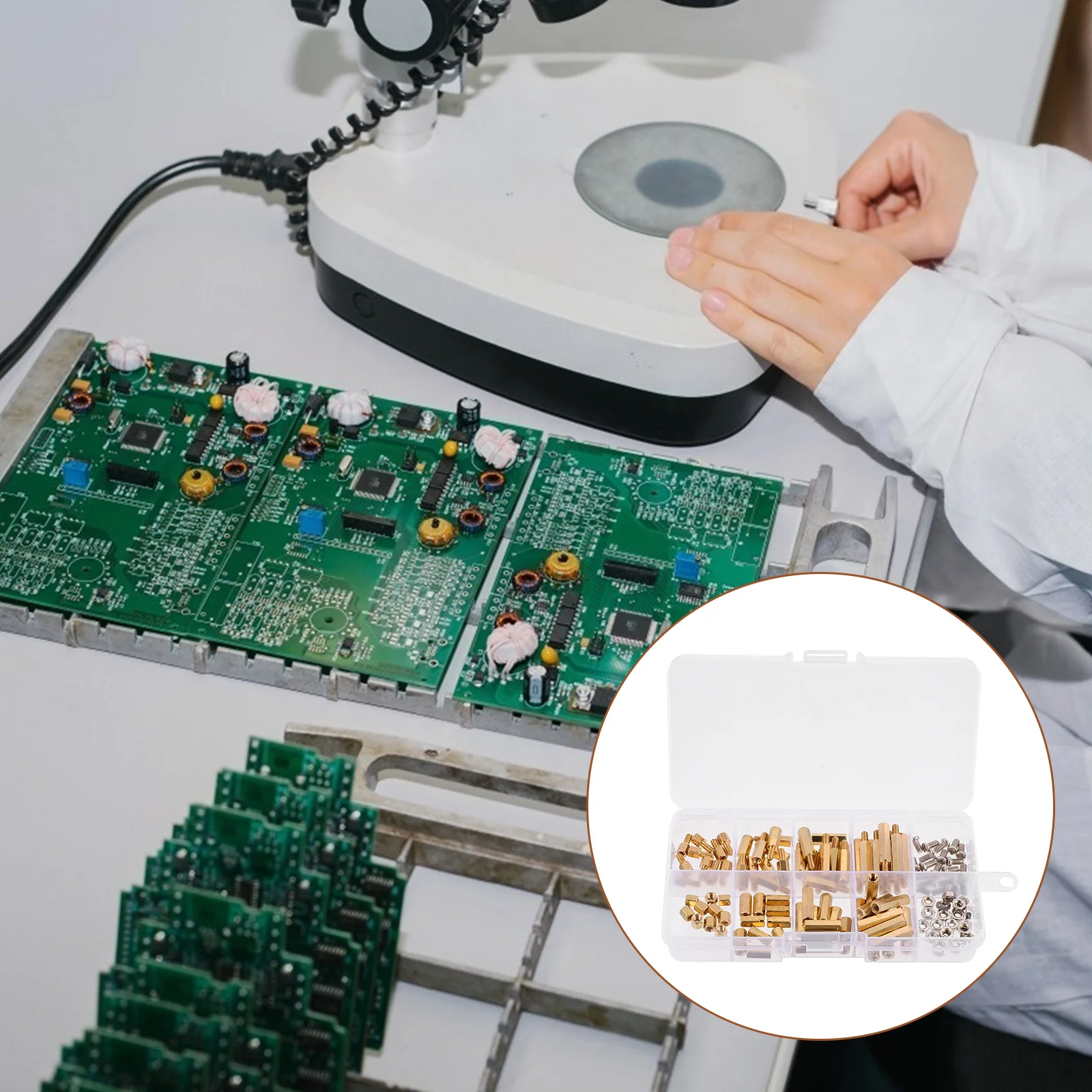 

Hexagonal Brass Column Screws Isolation Studs For Pcb Mounting Brass Pillar Nuts Durable Fixing Columns Hardware Fasteners