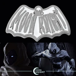 Moon Knight Enamel Pins Marvel Superhero Marc Spector Bat Badge Brooch for Halloween Cosplay Costume Accessories Jewelry Gifts