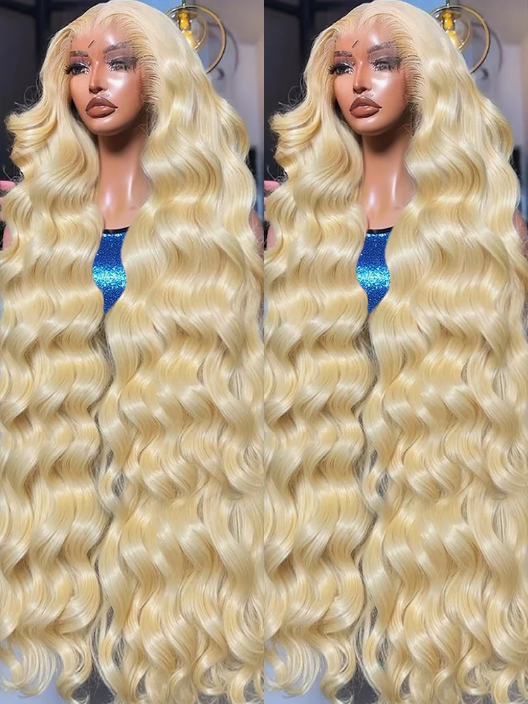 

613 Hd Lace Frontal Wig 13x6 Hd Blonde Body Wave Lace Front Wig 13x4 Hd Lace Pre Plucked 250 Плотность Бразильские парики из человеческих волос