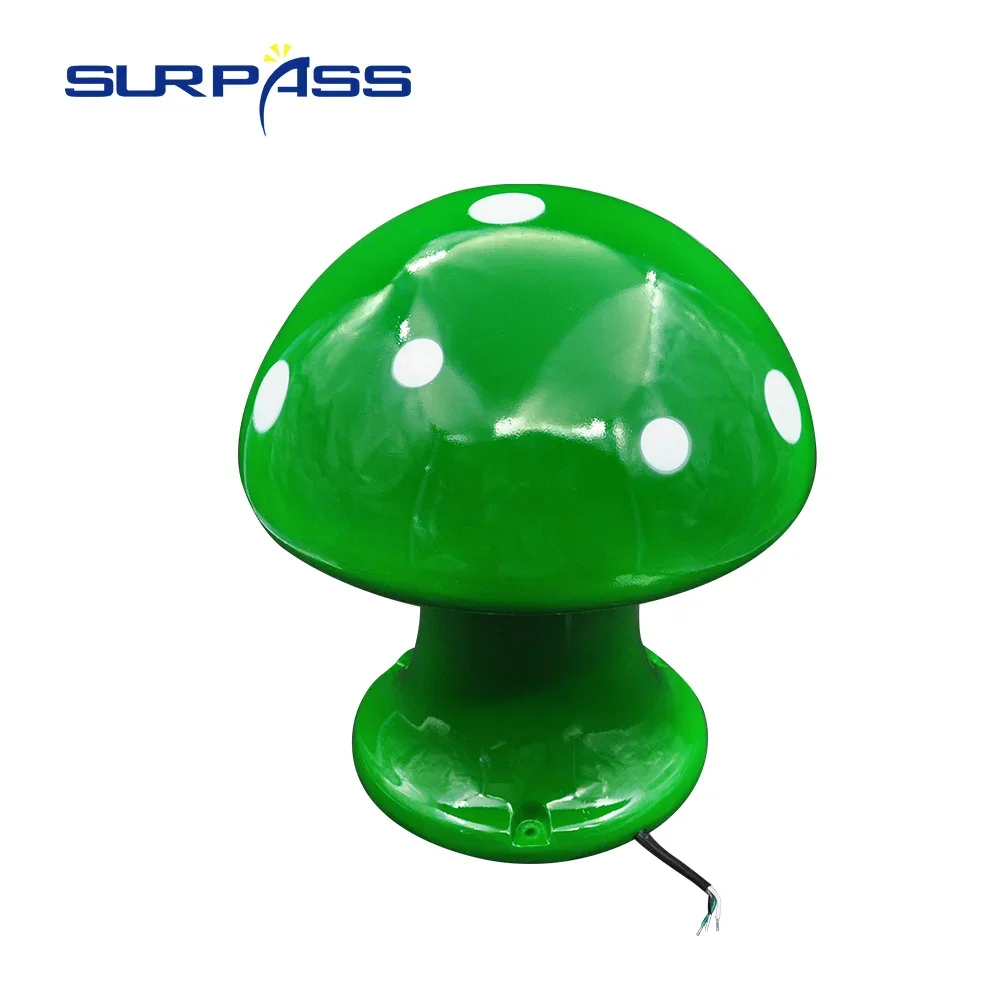 30W Outdoor IP44 Waterproof Speaker Green Mushroom Fiber Glass Altavoz Wired Garden Speakers for Park Pool Yard Home Decorations