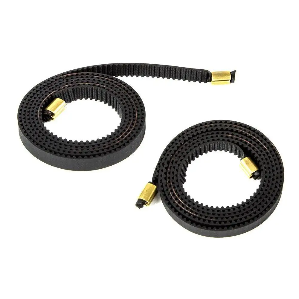 Replacement Open Timing Belt For Ender 3 5 CR10 3D Printer Spare Parts 2GT Rubber Synchronous Belt With Durable Brass Clips