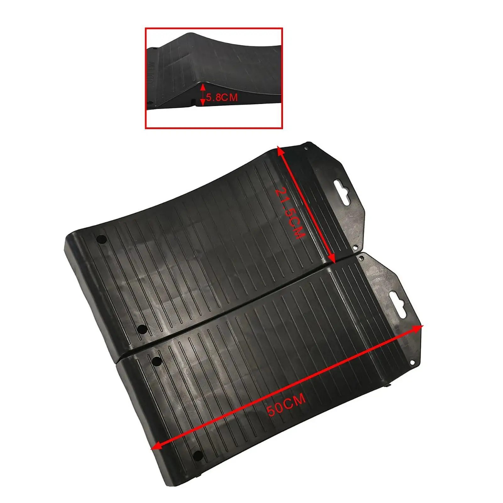 Curved Trailer Tire Ramp Easy to Install Sturdy Smart Design RV Tire Changing Ramp for SUV Truck Trailer Motorhomes Vehicle