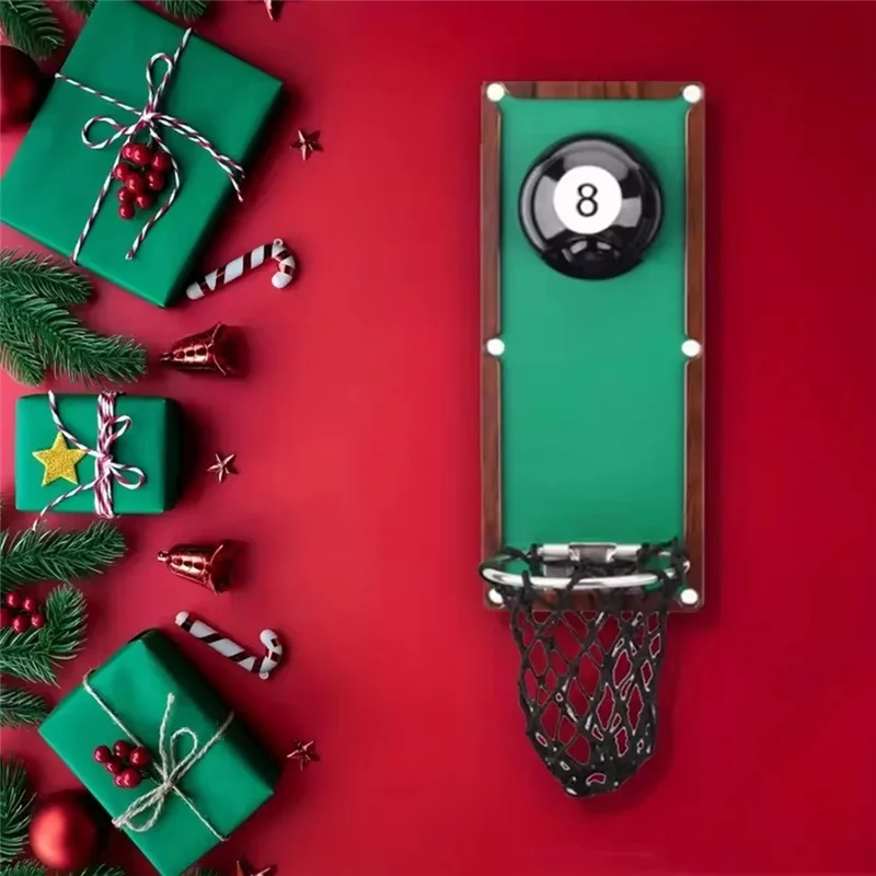 ABLK ビリヤードボールデザイン磁気ボトルオープナーキャップキャッチャー付き、パティオ用金属壁取り付けバーアクセサリー