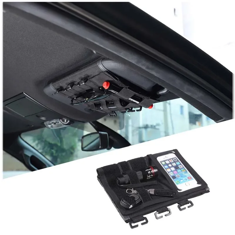 

For 15-21 models Ford Ranger sun visor storage bag (left and right universal) car internal storage storage bag accessories