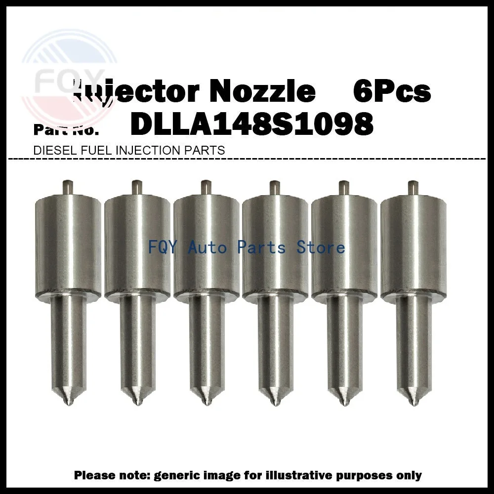 

6X For Renault Trucks G Manager Midliner 6.2D High Quality Fuel Injector Nozzle DLLA148S1098