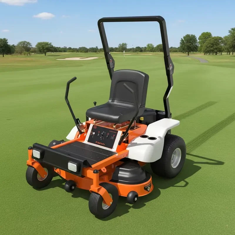 Commercial Heavy-Duty Zero Turn Riding Lawn Mower Gas-Powered for Efficient Mowing in Golf Courses Parks