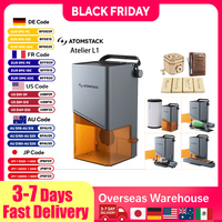 Atomstack Atelier L1 12W Cutting Machine DIY Laser 120*120mm Working For Metal Wood Plastic Carving Portable Laser Engraver