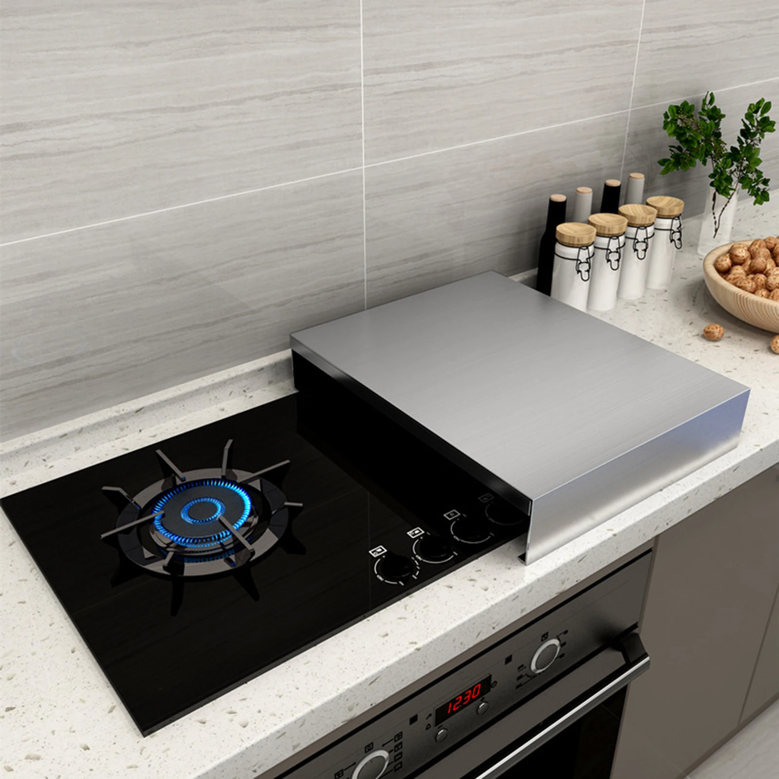 Kitchen Stoves Top Cover Utensils Rack Rack Gas Stove Stainless Steel Cover Cover Induction Cooker Bracket Gas Stove Stove Rack
