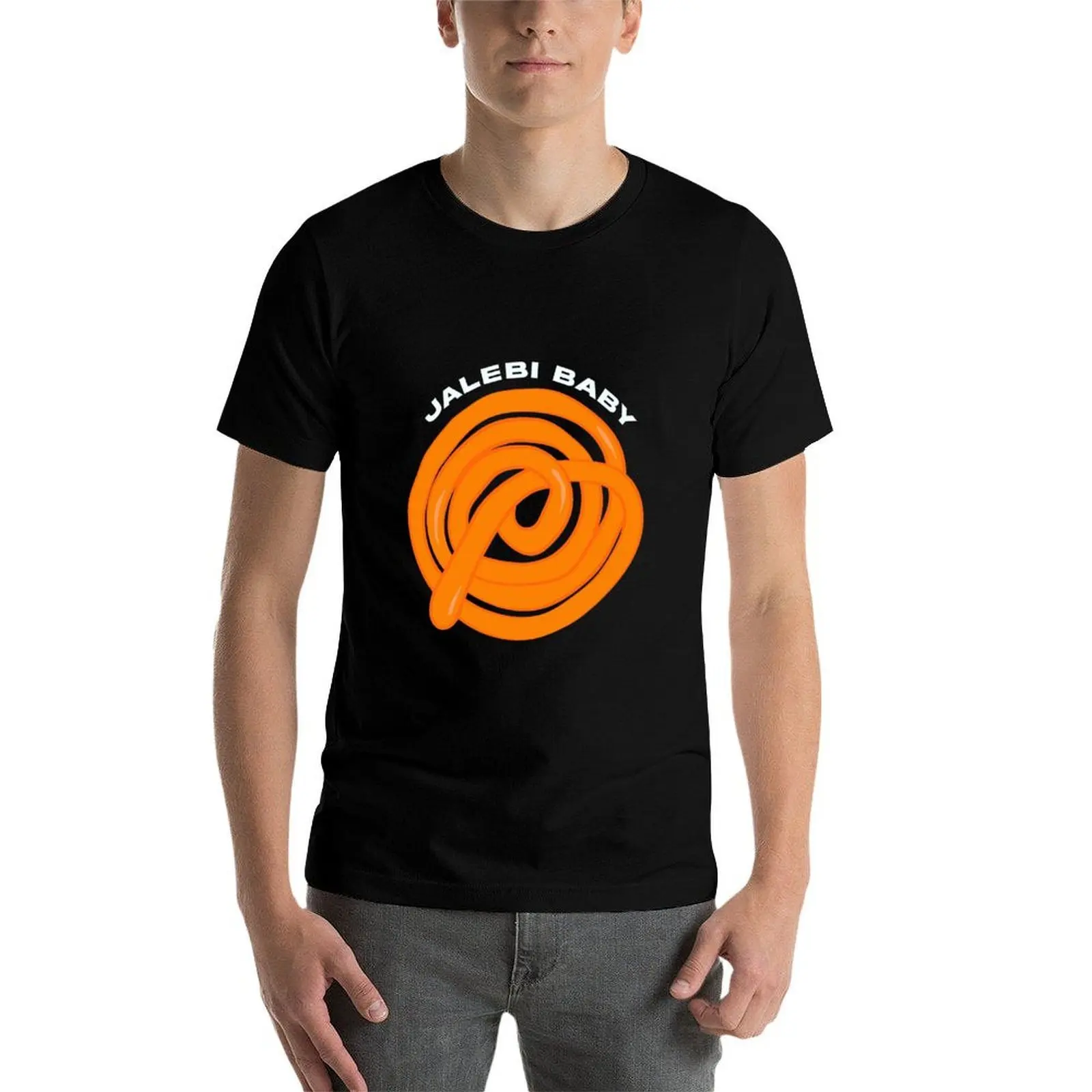 Con camiseta hombre estampado camisas algodón bebé camisa Jalebi camisa hombre t t