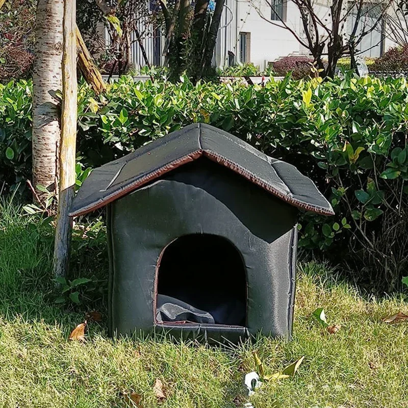 Outdoor Cats House Waterproof Keep Warm Pet Cat Cave Beds Nest Funny Foldable And Washable Kitten Puppy Pets Supplies