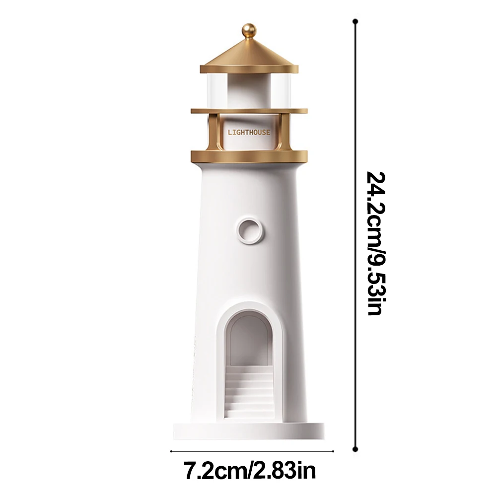 Lighthouse Projection Light Beacon Projector Light Decorative Small Night Light Atmosphere Light for Living Room Bedroom