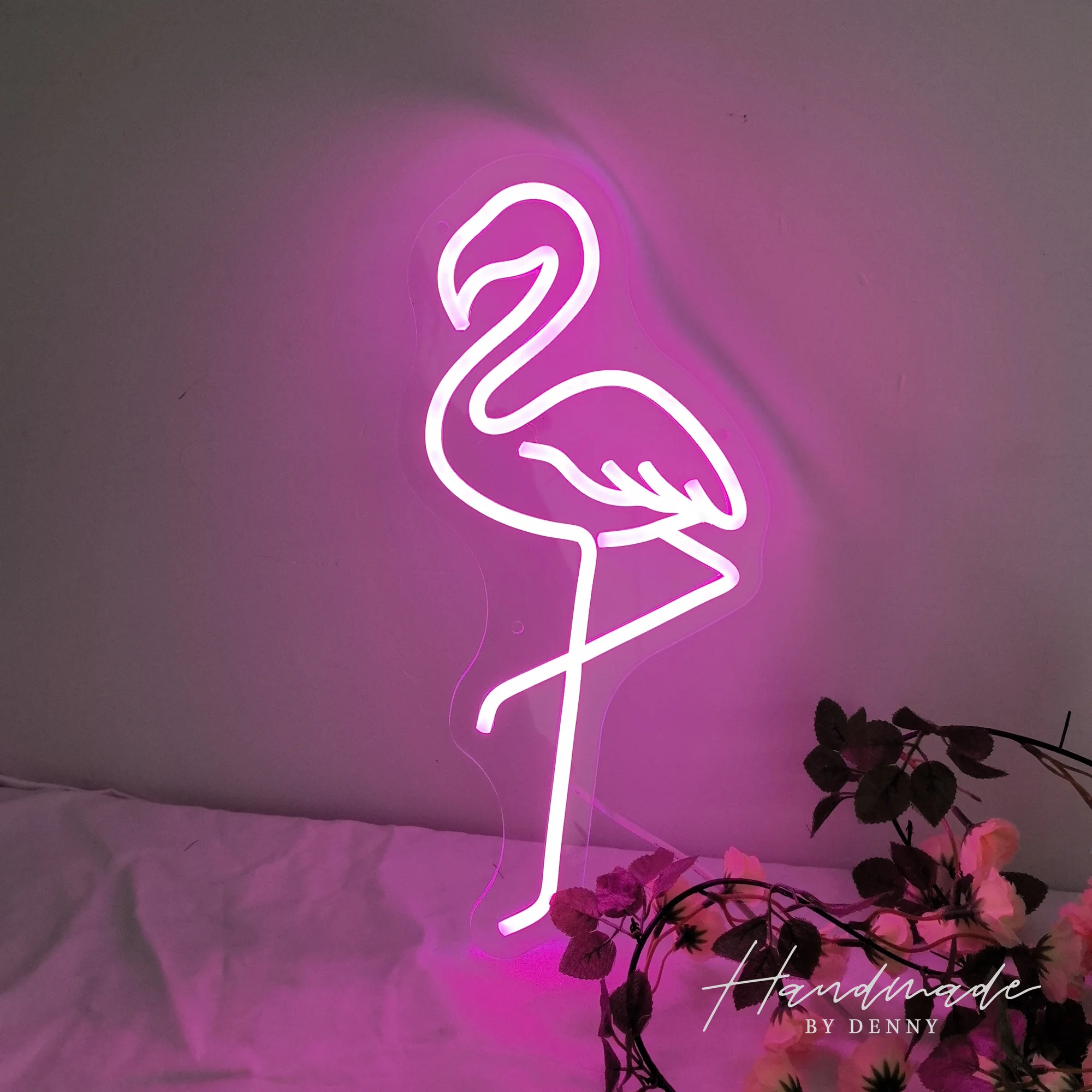 Flamingo Neon Sign Neon Light USB for Bedroom Living Room Wedding Events Party Decoration LED Neon Light for Wall Decor