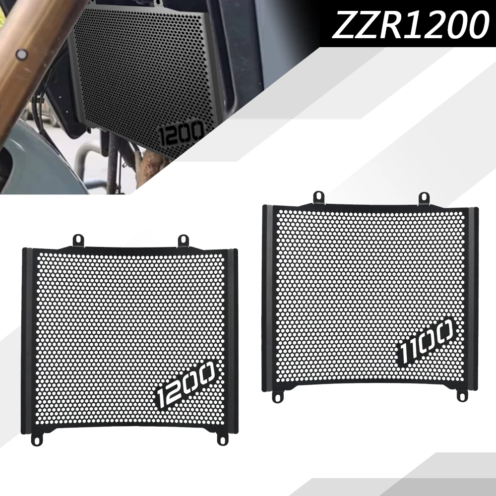 Motorcycle Accessories Radiator Grille Cover Guard & Oil Cooler Guard For Kawasaki Ninja ZX11 ZX-11 ZZR1100 ZZR 1100 1989-2001