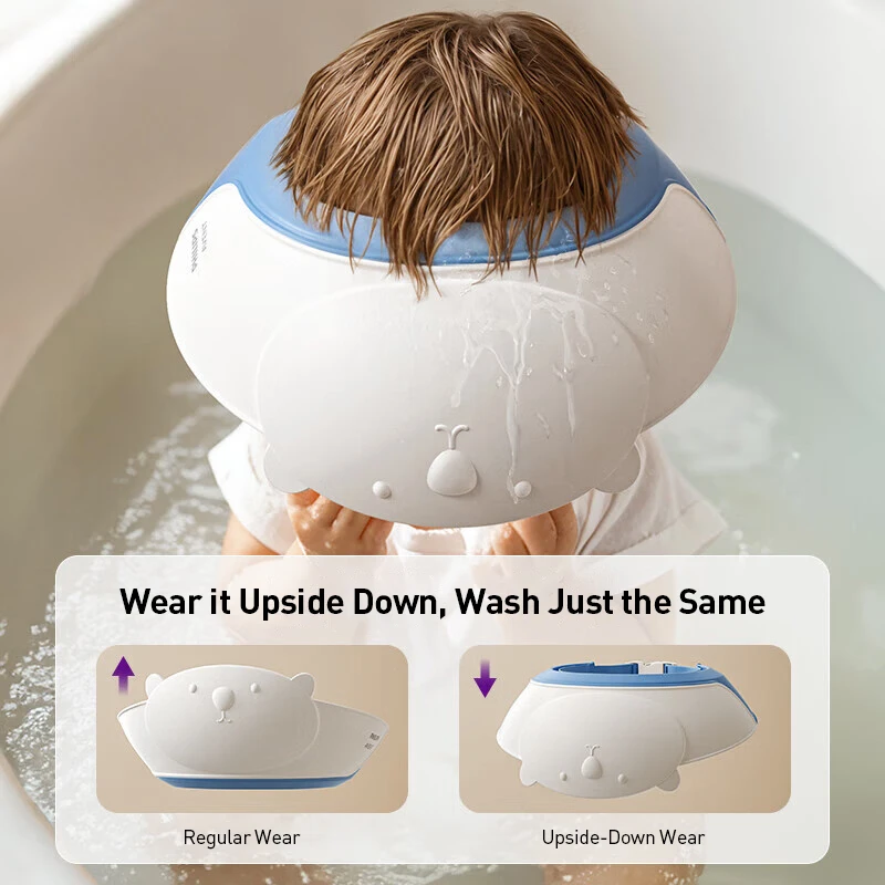 Avent Baby Shower Cap Waterproof Shampoo Cap For Children Adjustable Shower Bath Protection Cap Suitable For 6 Months Above