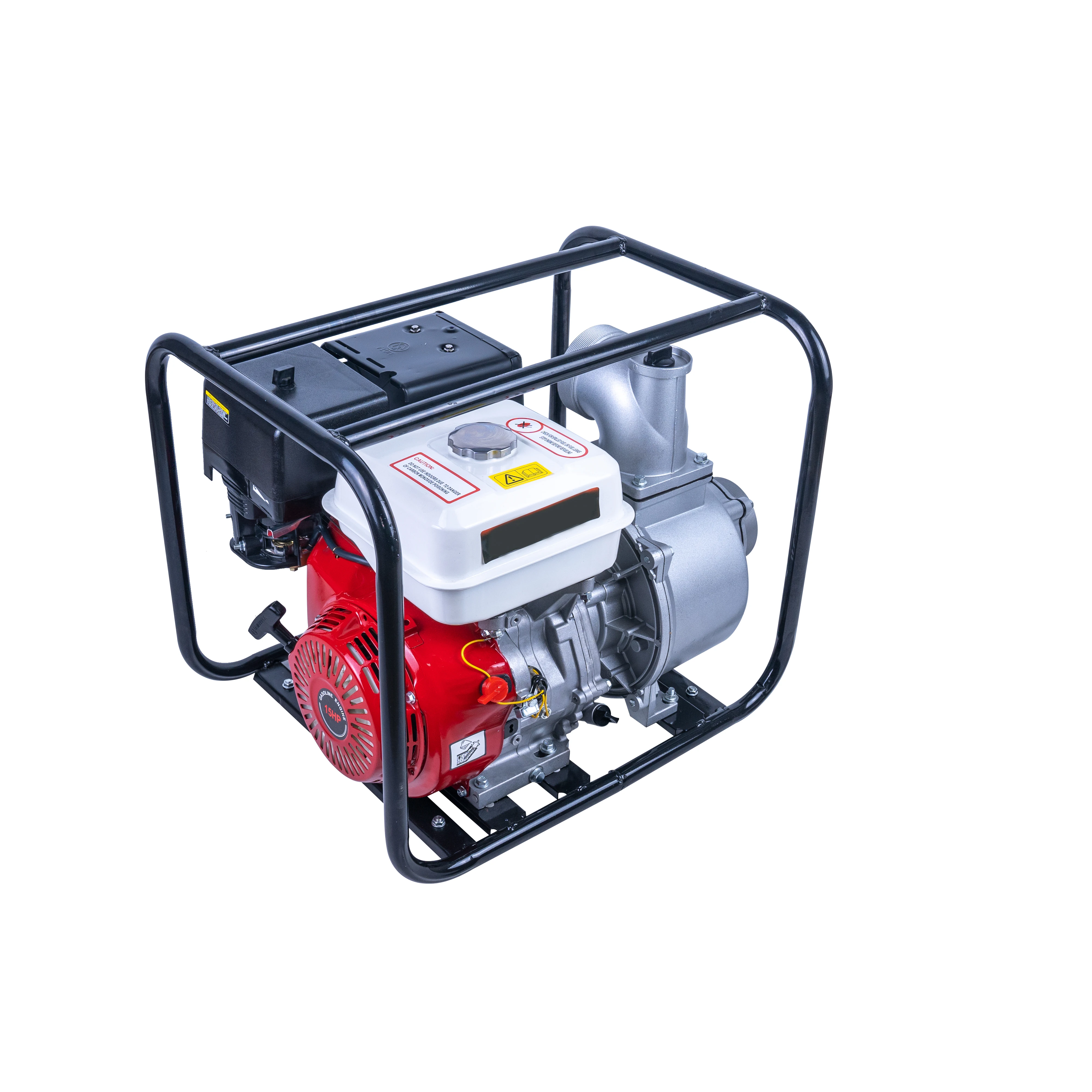 تشغيل البنزين المحمولة WP40 100 مللي متر كبير 4 "الري الزراعي 190F 15hp 4 بوصة مضخة مياه البنزين