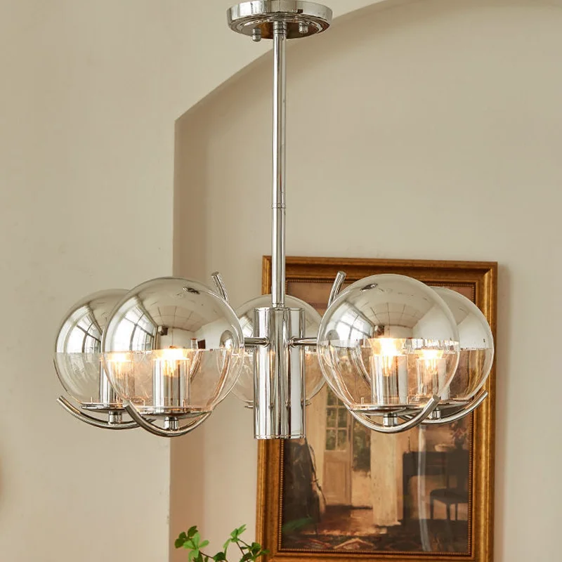 

DINDALLED Modernglasschandelier for living room chandelierindoor luxury glass chandelier home glossy decorative lighting fixture