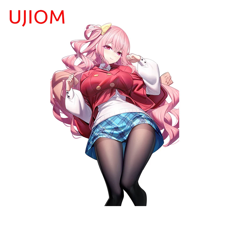 UJIOM 13cm × 9.1cm Big Breasts Girl Wall Stickers Personal Anime Adult Room Wallpapers Decals Adhesive Air Conditioner Decor