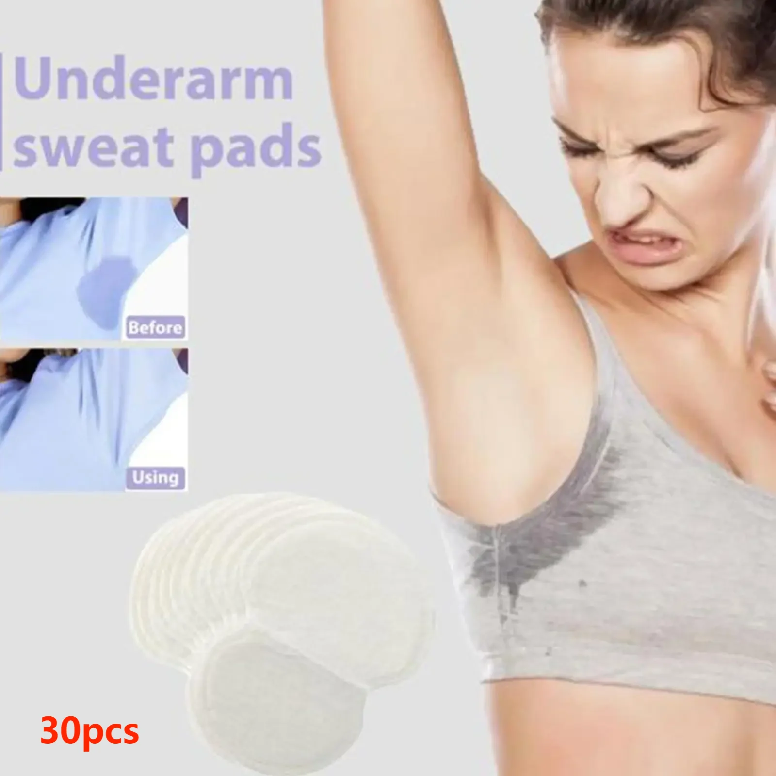 30PCS Disposable Armpit Antiperspirant Paste For Men And Women Invisible Long-lasting Breathable And Antiperspirant Paste