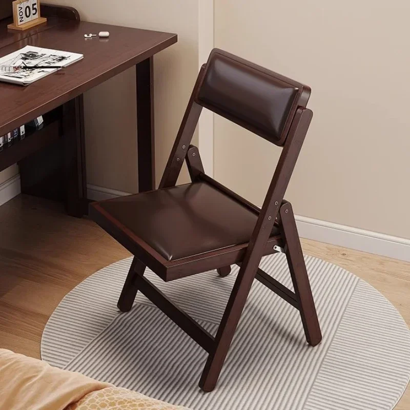 New model Foldable Bar Chair Dining Chair Back Chair Learning Chair Nanzhu Home Simple Leisure Chair Stackable