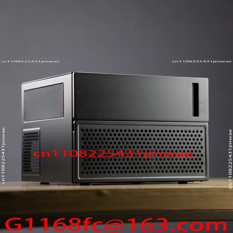 High Quality Pro8 Disk NAS Chassis ATX Motherboard SFX Flybull Black Group UNRAID Chassis - Without Accessories