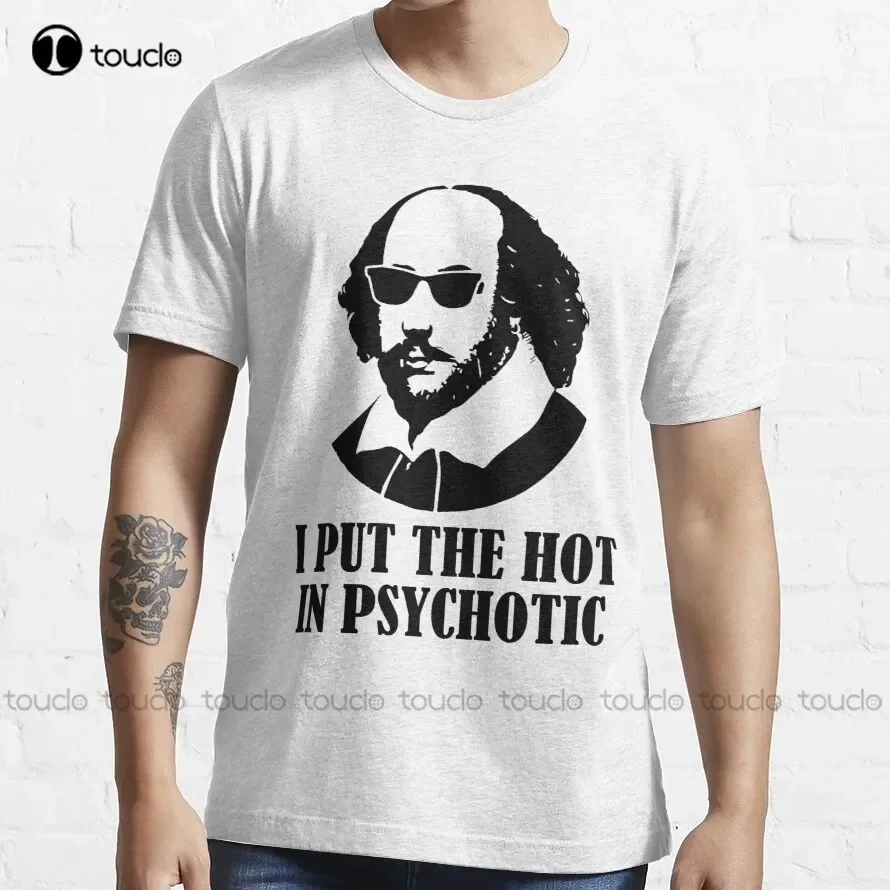 Camiseta I Put The Hot In Psychotic, camisetas cristianas para mujer, camisetas personalizadas para adultos y adolescentes, moda Unisex, divertidas, nuevas, Xs-5Xl, moda divertida, nueva