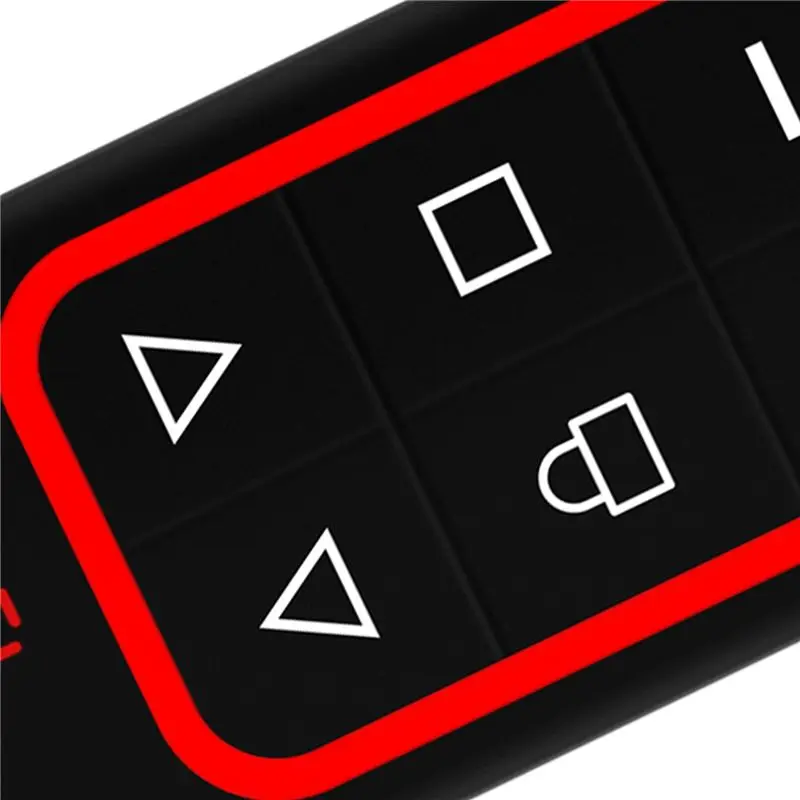 ABKN 2X 8CH Multi Frequency Garage Door Remote Control 270-868MHz RF Copy Remote, Automatically Identify Frequency, Red