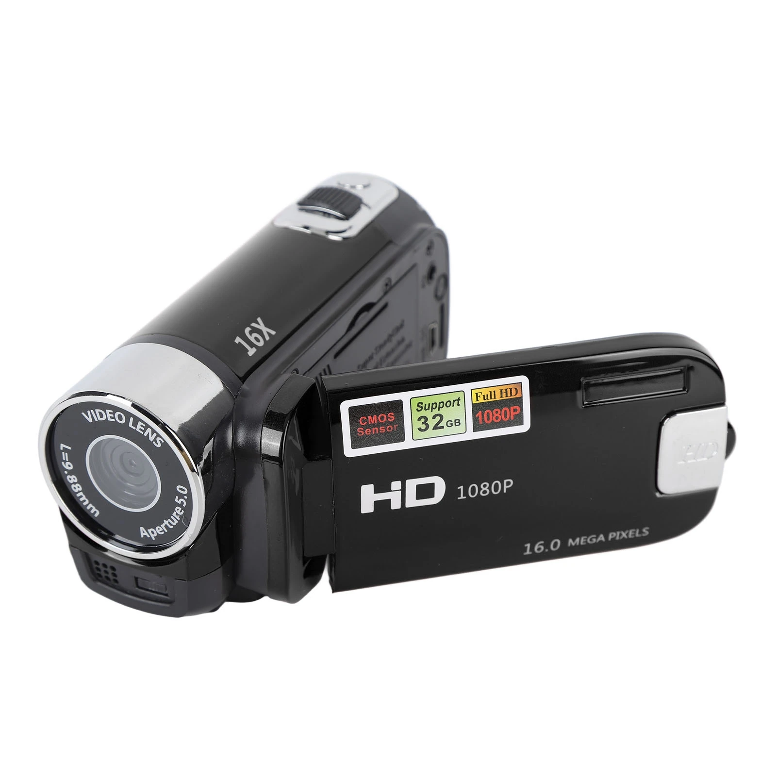 4K 48MP DV Camera 2.7in TFT Rotatable Screen 16x Digital Zoom Video Camera With USB Cable