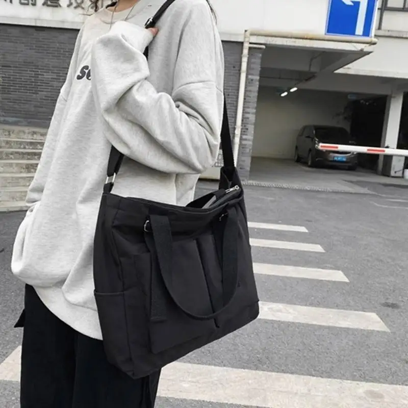 

2023 NEW Bag School Bag Book Bag Solid Color Crossbody Shoulder Bag 20CA