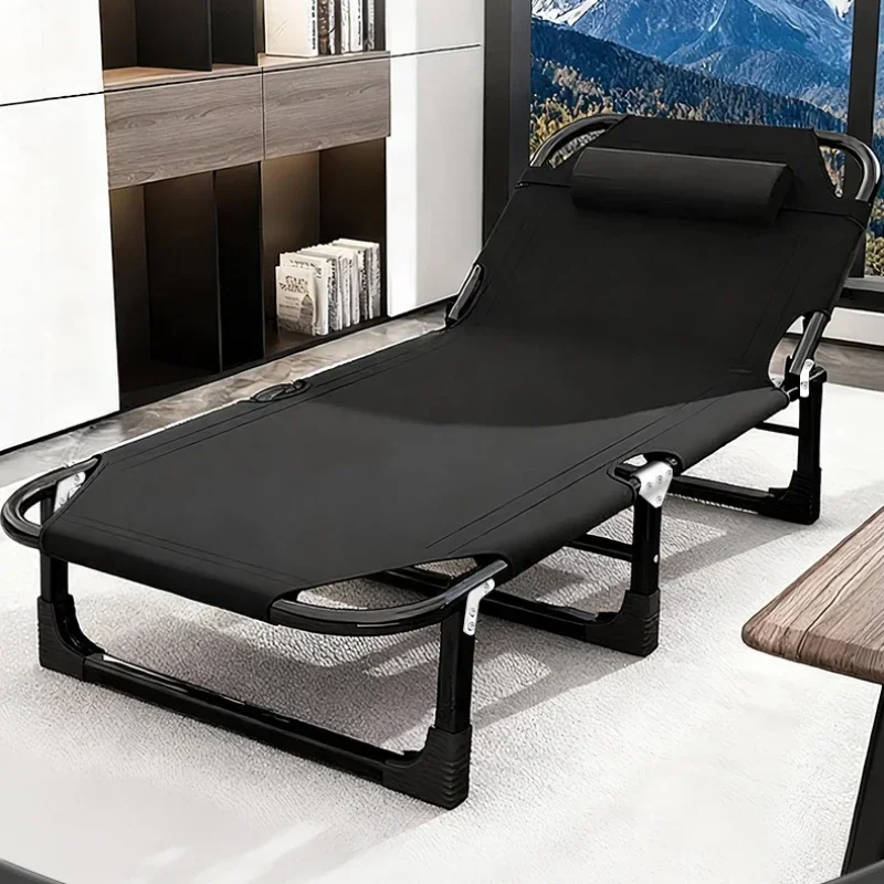 Multi Function Folding Bed Portable Casual Cot for Rest Office Lounger Guest Sleeper Foldable Bed Frame Foldable Bed Camping