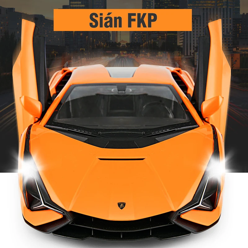 Lamborghini Sian FKP RC Car 1:14 Scale Remote Control Car Model Radio Controlled Auto Machine Toy Gift for Kids Adults Rastar