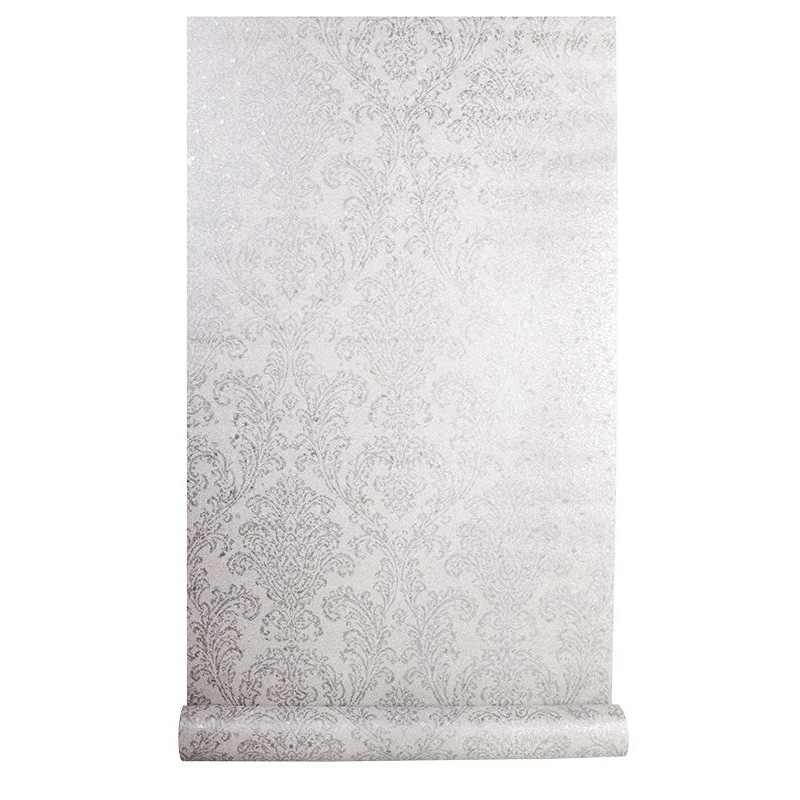 Vintage Classic Retro Damask Wallpaper Roll Bedroom Living Room Relief Damask Mottled Wall Paper Floral papel de parede