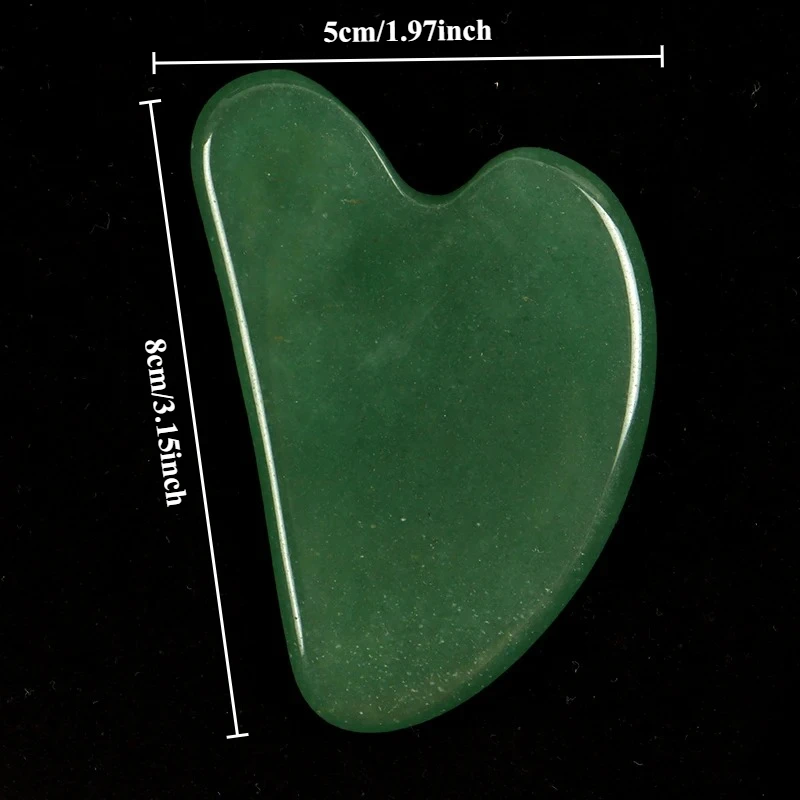 1PC Resin Gua Sha Scraper, Heart-Shaped Facial and Body Massage Tool for Jade Rolling and Skincare