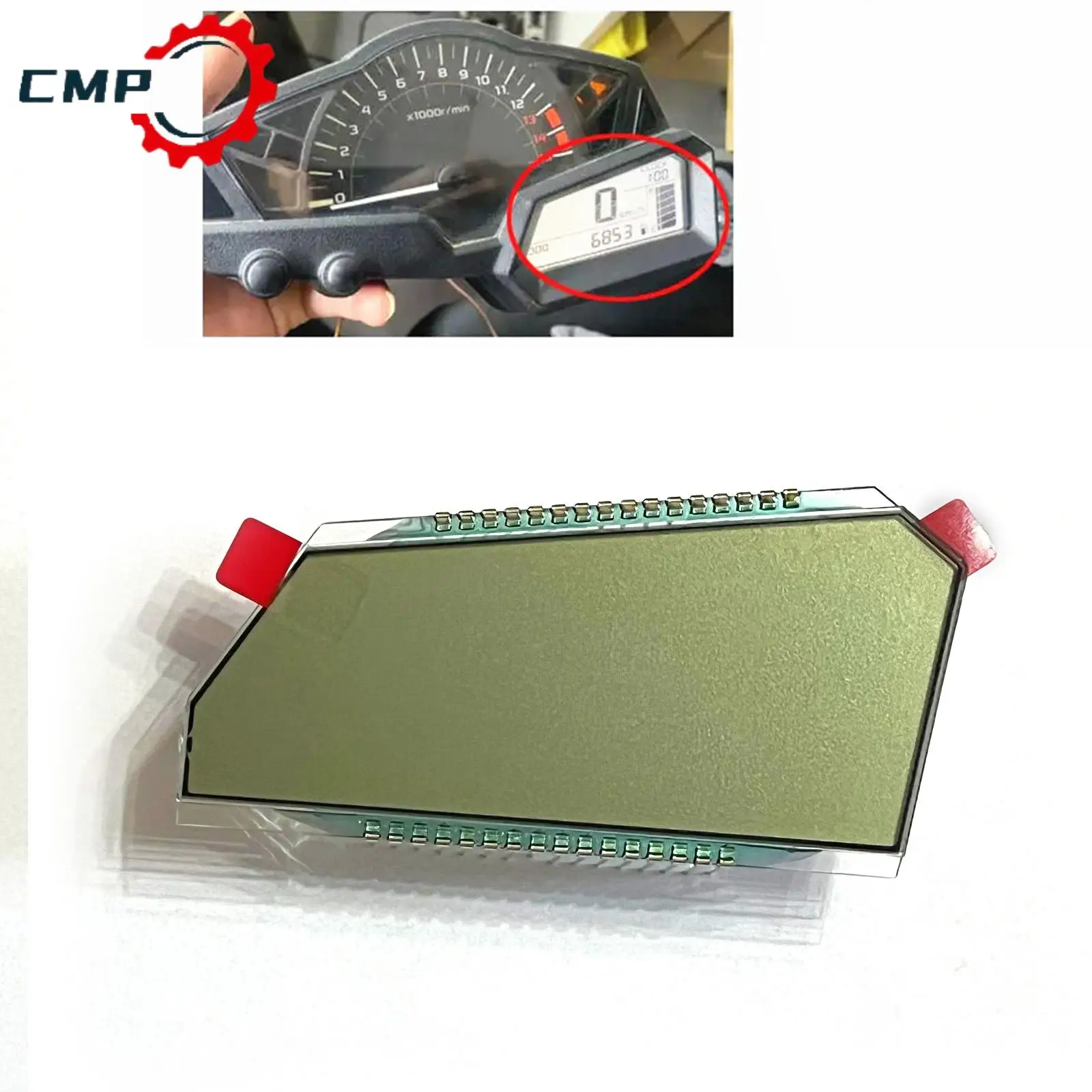 

1Pcs Motorcycle Meter Display For Kawasaki Z300 Z250 Ninja300 EX300 2008-2021 LCD Screen Repair ABS Car LCD Display Electronics