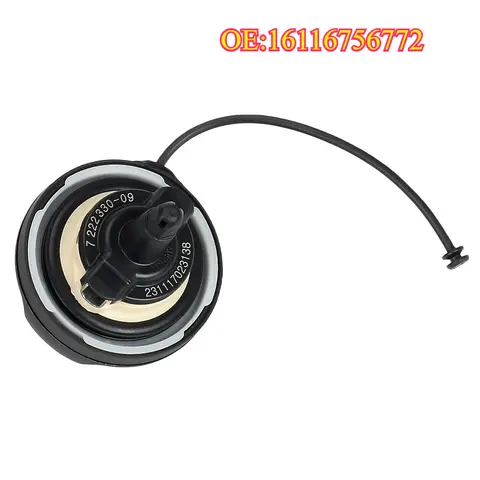 High Quality New for 16116756772 Fuel Gas Tank Filler Cap Cover For BMW E92 E90 E60 E46 & Mini Cooper