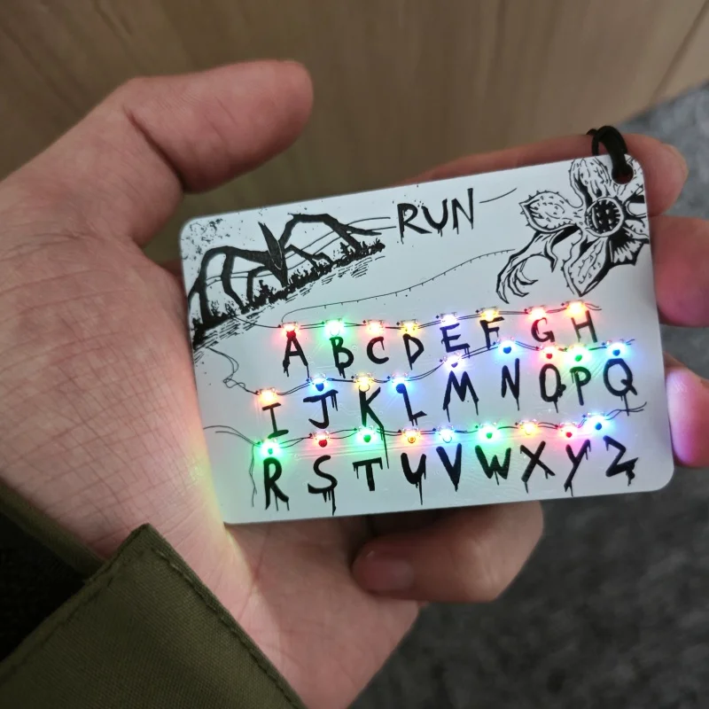 جديد اليدوية باطني متوهجة حقيبة الموسيقى سحر سلسلة مفاتيح LED الظلام الخيال مغناطيس الثلاجة مجردة حلية مضيئة حلية الهدايا #3