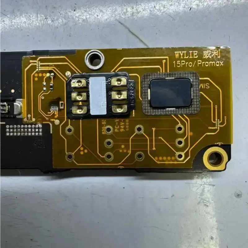 Wylie-Tarjeta Sim Max, tarjeta ca‮lb‬e para i‮hpone one 15 ‮rP‬o/15 ‮rP‬o cable cambiador de tarjeta integrado, Tarjeta Única y uso de tarjeta dual